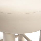 TOV Carmel Cream Velvet Counter Stool