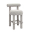 TOV Carmel Black & White Performance Boucle Counter Stool