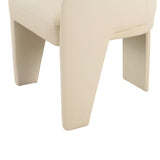 TOV Leo Cream Performance Vegan Leather Dining Chair