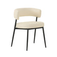 TOV Maxine Cream Performance Vegan Leather Dining Chair