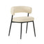 TOV Maxine Cream Performance Vegan Leather Dining Chair
