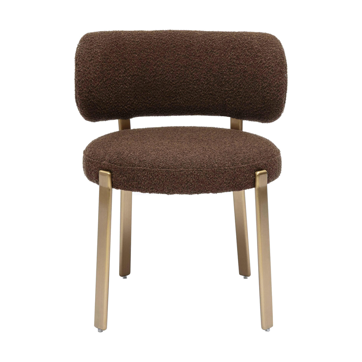 TOV Margaret Chocolate Brown Performance Boucle Dining Chair