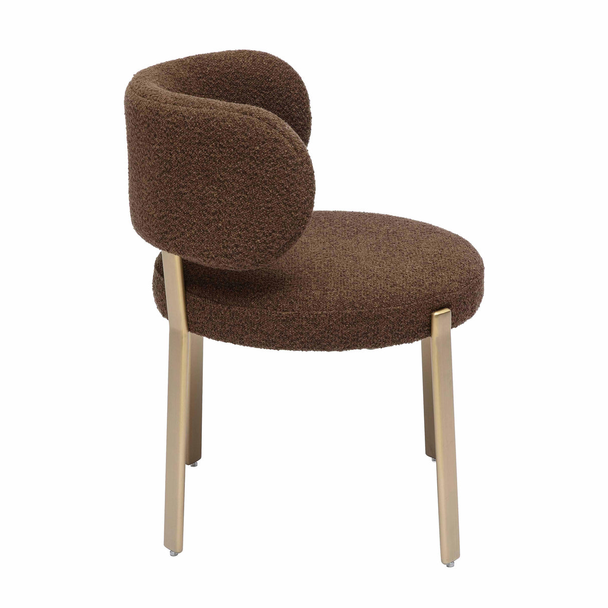 TOV Margaret Chocolate Brown Performance Boucle Dining Chair