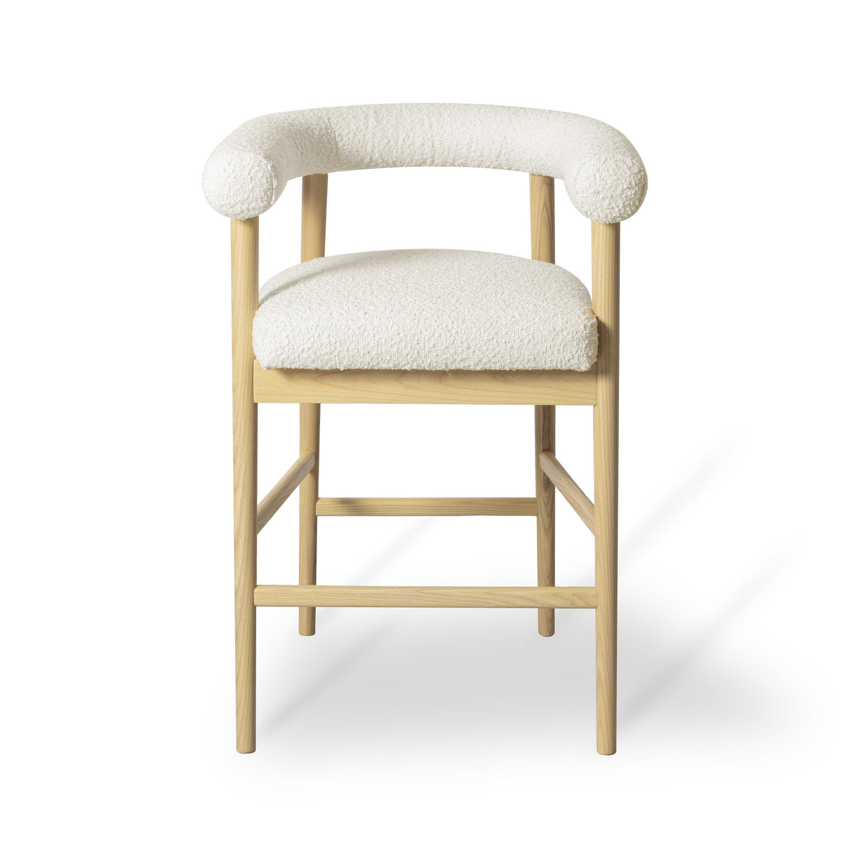TOV Spara Cream Performance Boucle Counter Stool