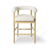 TOV Spara Cream Performance Boucle Counter Stool