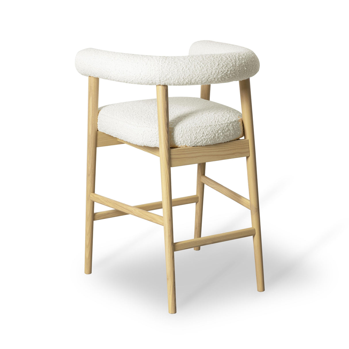 TOV Spara Cream Performance Boucle Counter Stool