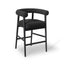 TOV Spara Black Performance Boucle Counter Stool