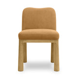 TOV Tiara Cognac Performance Velvet Oak Dining Chair