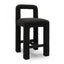 TOV Hazel Black Boucle Counter Stool