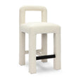 TOV Hazel Cream Boucle Counter Stool