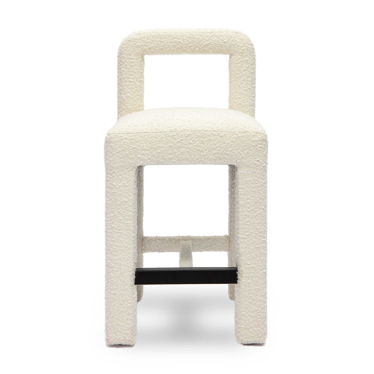 TOV Hazel Cream Boucle Counter Stool