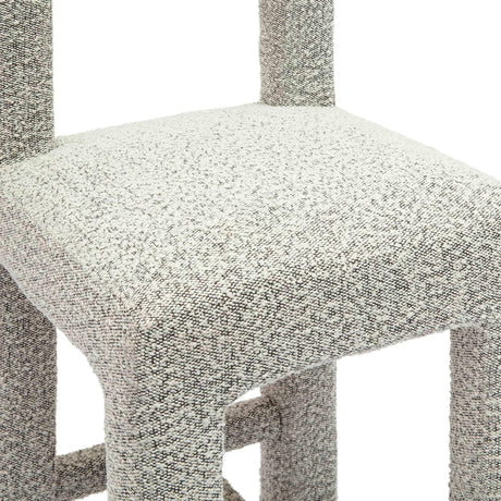 TOV Hazel Grey Boucle Counter Stool