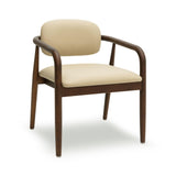 TOV Betsy Taupe Vegan Leather Dining Chair