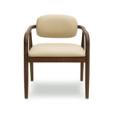 TOV Betsy Taupe Vegan Leather Dining Chair