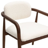 TOV Betsy Cream Performance Boucle Dining Chair
