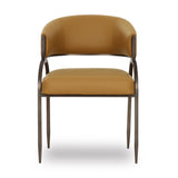 TOV Tatum Tan Performance Vegan Leather Dining Chair