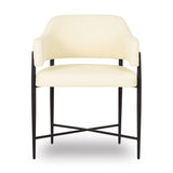 TOV Sezanne Cream Vegan Leather Dining Chair