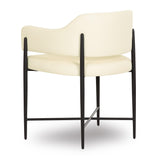 TOV Sezanne Cream Vegan Leather Dining Chair