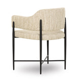 TOV Sezanne Cream Textured Performance Boucle Dining Chair