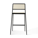 TOV Gale Cream Performance Vegan Leather Stackable Stool - Set of 2
