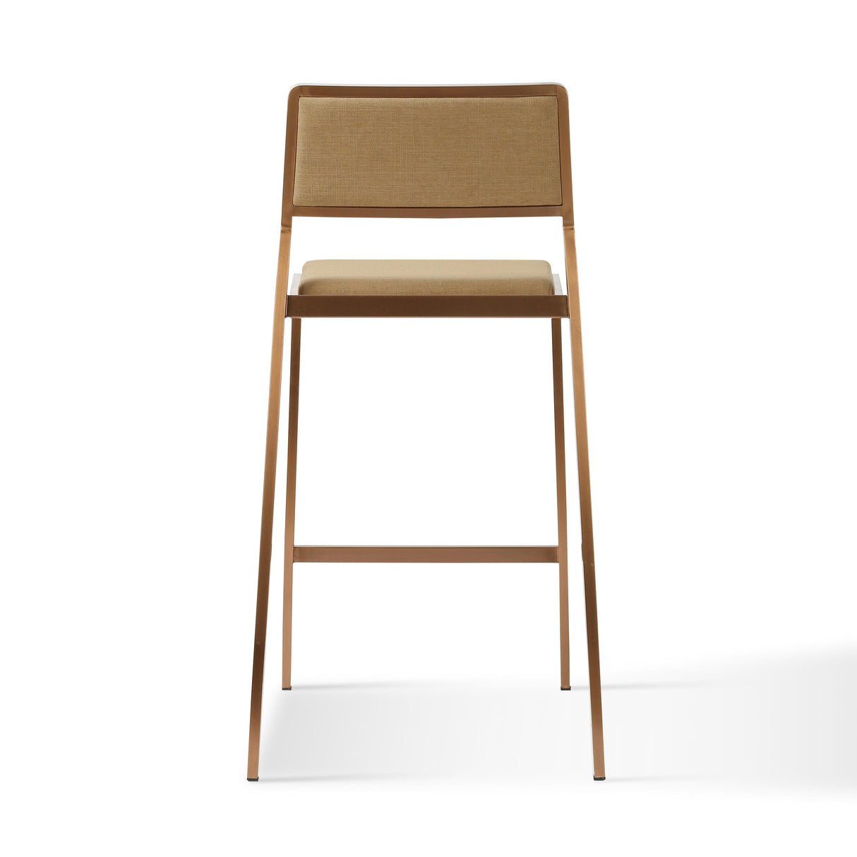 TOV Gale Tan Basketweave Stackable Stool - Set of 2