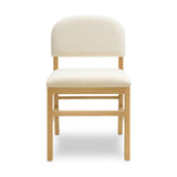 TOV Calla Cream Performance Velvet Dining Chair