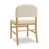 TOV Calla Cream Performance Velvet Dining Chair