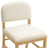 TOV Calla Cream Performance Velvet Dining Chair