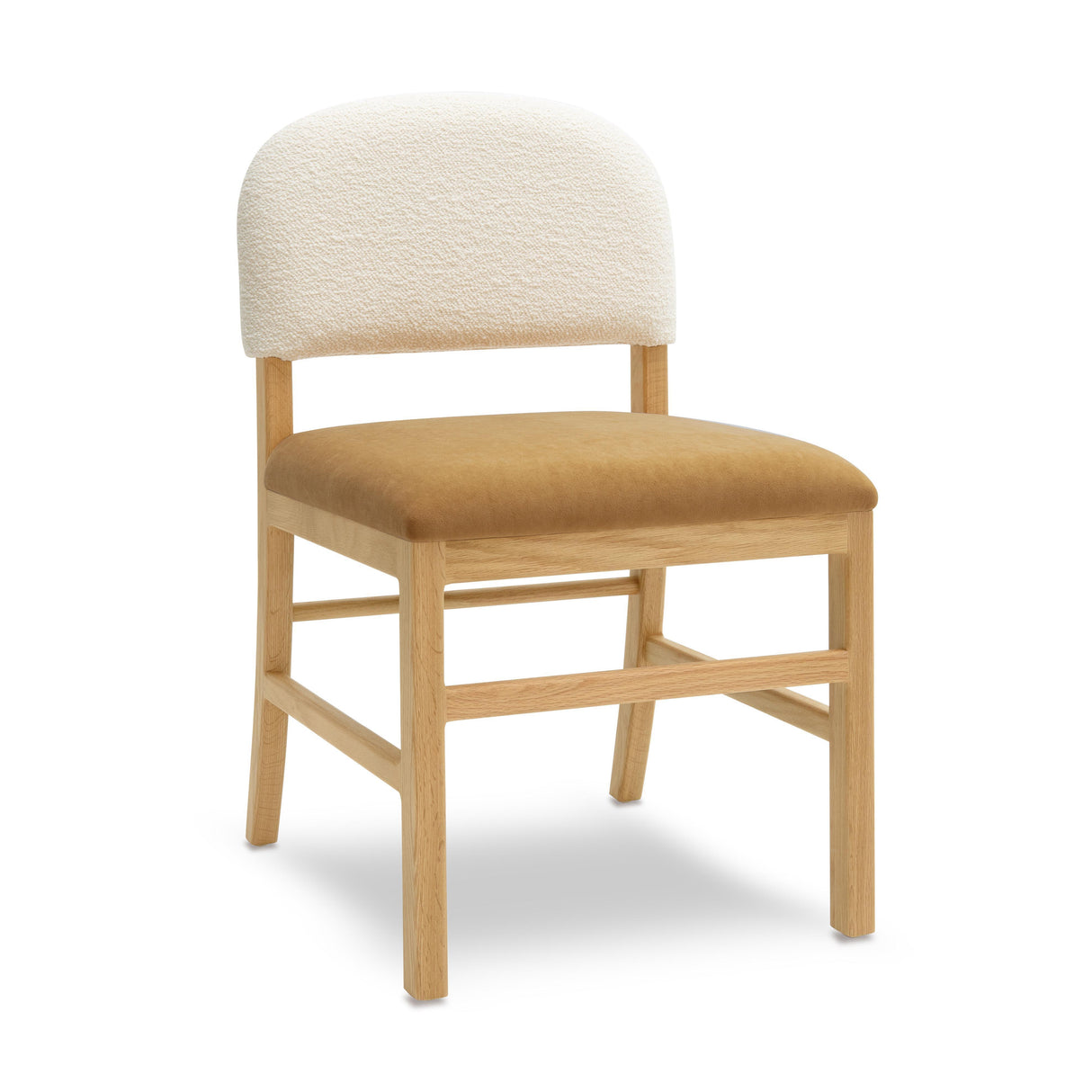 TOV Calla Cognac Performance Velvet Dining Chair