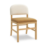 TOV Calla Cognac Performance Velvet Dining Chair