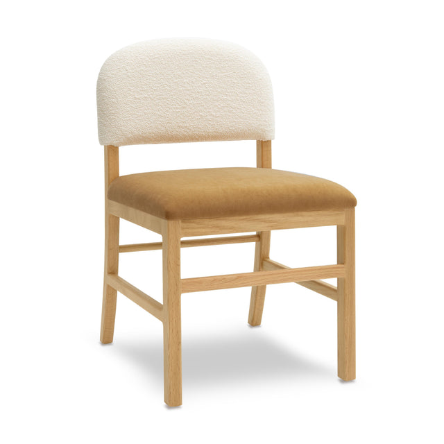 TOV Calla Cognac Performance Velvet Dining Chair