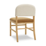 TOV Calla Cognac Performance Velvet Dining Chair