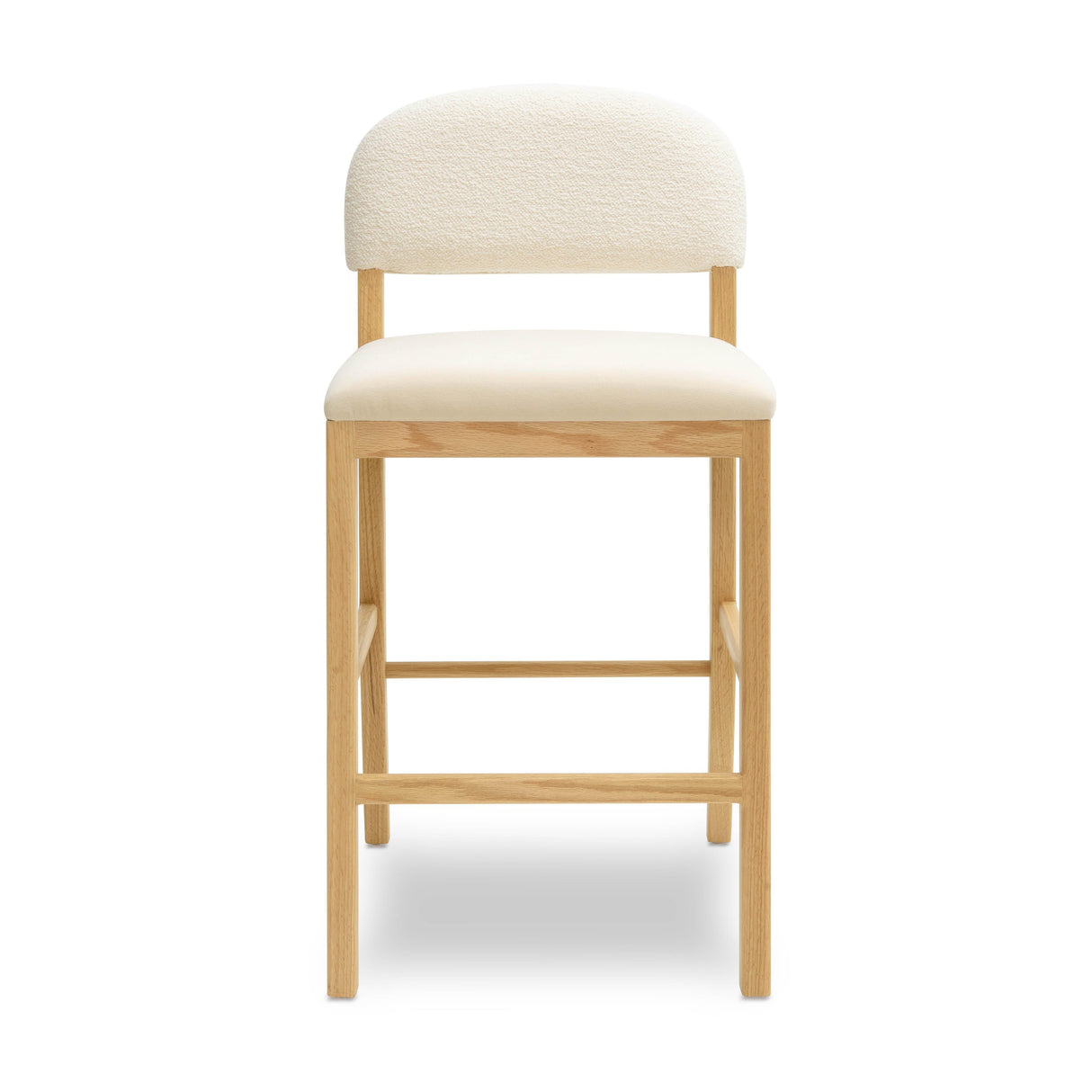 TOV Calla Cream Performance Velvet Counter Stool