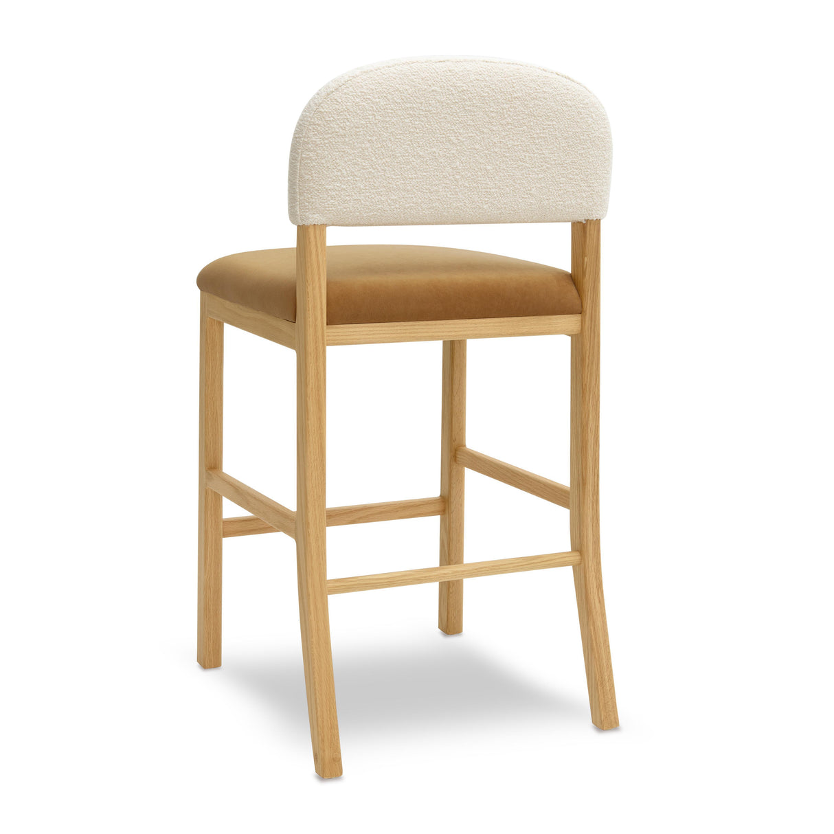 TOV Calla Cognac Performance Velvet Counter Stool