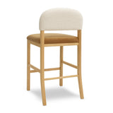 TOV Calla Cognac Performance Velvet Counter Stool