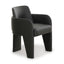 TOV Leo Black Performance Vegan Leather Dining Chair