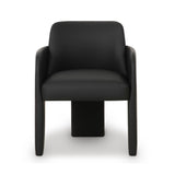 TOV Leo Black Performance Vegan Leather Dining Chair