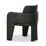 TOV Leo Black Performance Vegan Leather Dining Chair