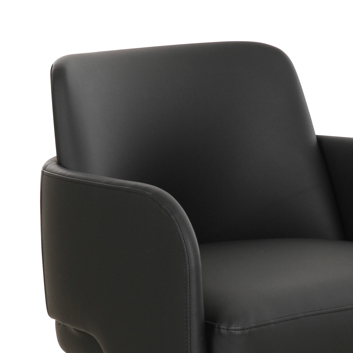 TOV Leo Black Performance Vegan Leather Dining Chair