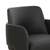 TOV Leo Black Performance Vegan Leather Dining Chair