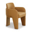 TOV Leo Tan Performance Vegan Leather Dining Chair