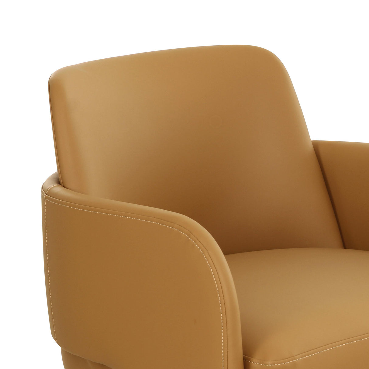 TOV Leo Tan Performance Vegan Leather Dining Chair