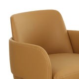 TOV Leo Tan Performance Vegan Leather Dining Chair