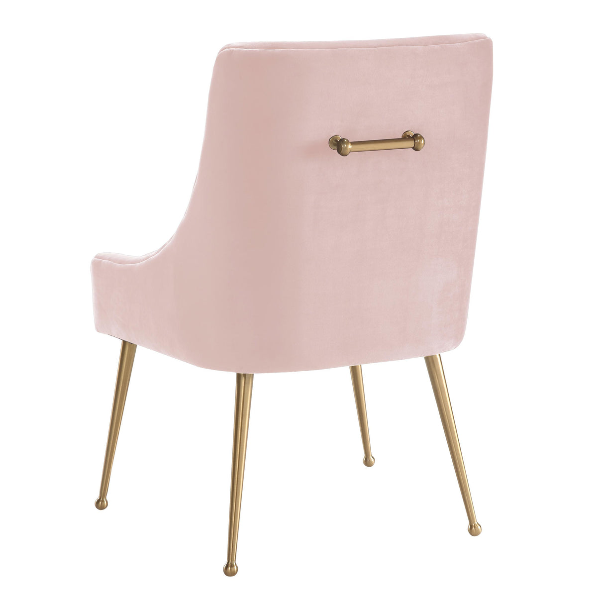 TOV Beatrix Blush Velvet Side Chair