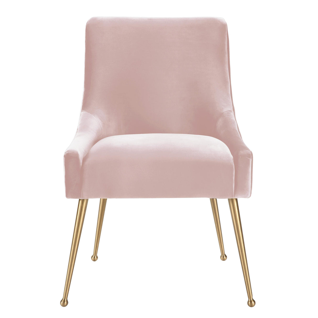 TOV Beatrix Blush Velvet Side Chair