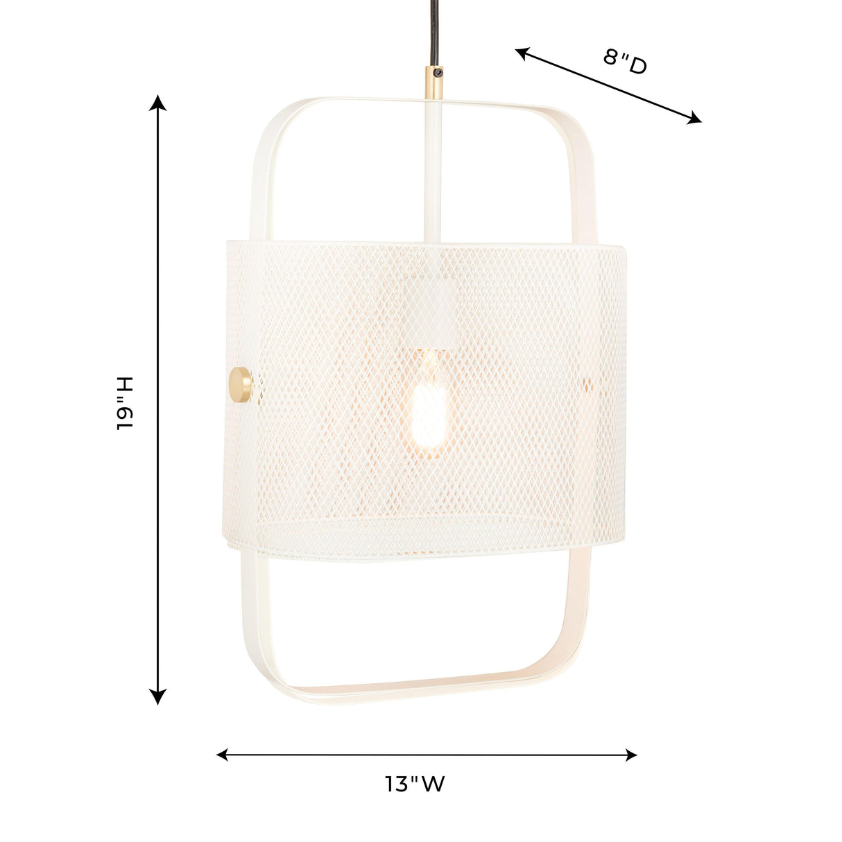 TOV Klaus White Pendant