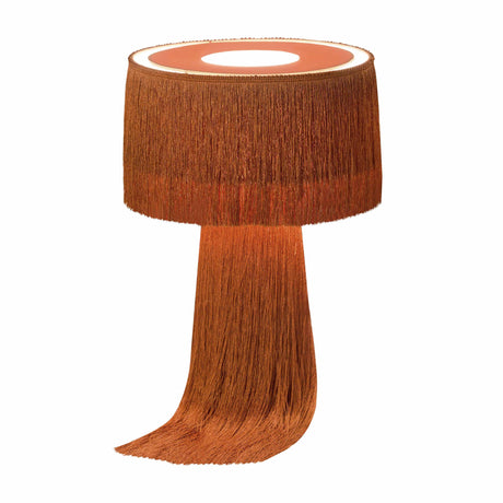 TOV Atolla Brick Tassel Table Lamp