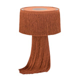 TOV Atolla Brick Tassel Table Lamp