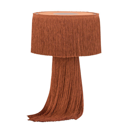 TOV Atolla Brick Tassel Table Lamp