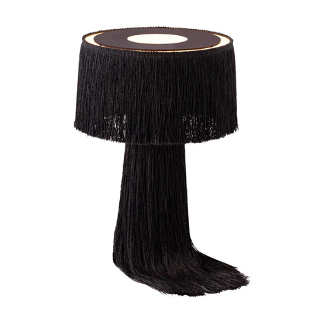 TOV Atolla Black Tassel Table Lamp